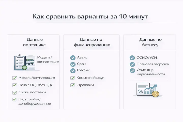 Лизинг, кредит или покупка за свои в 2026: что выгоднее для грузовой техники и спецтехники