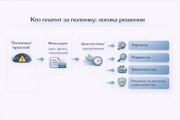 Типовые ошибки водителей, из-за которых ломается грузовая техника — и кто за это платит