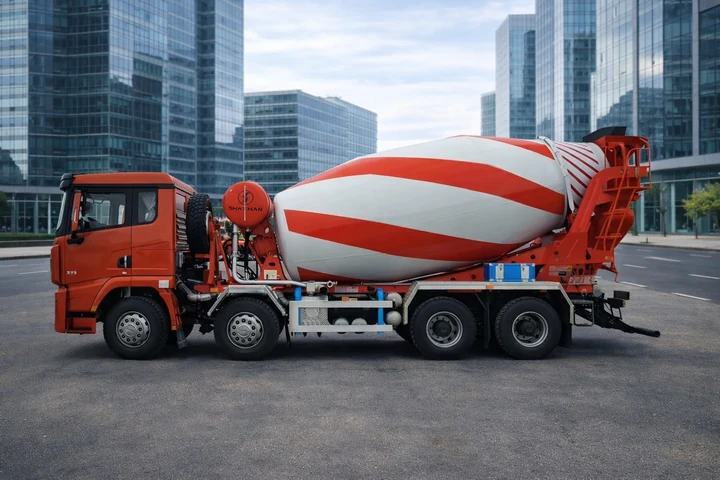 Автобетоносмеситель SHACMAN SX5318GJB6T326 8x4 WP12.375E50 SHACMAN X3000 8x4 SX5318GJB6T326