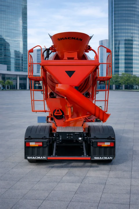 Автобетоносмеситель SHACMAN SX5318GJB6T326 8x4 WP12.375E50 SHACMAN X3000 8x4 SX5318GJB6T326