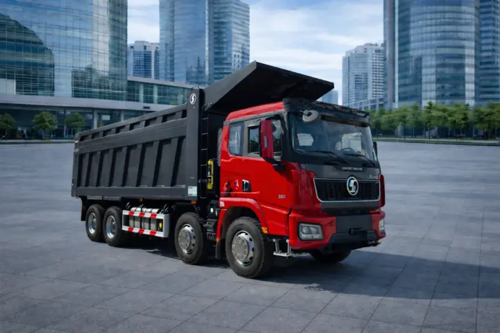 Самосвал SHACMAN SX331863366, 8×4 WP13.550E501 с козырьком